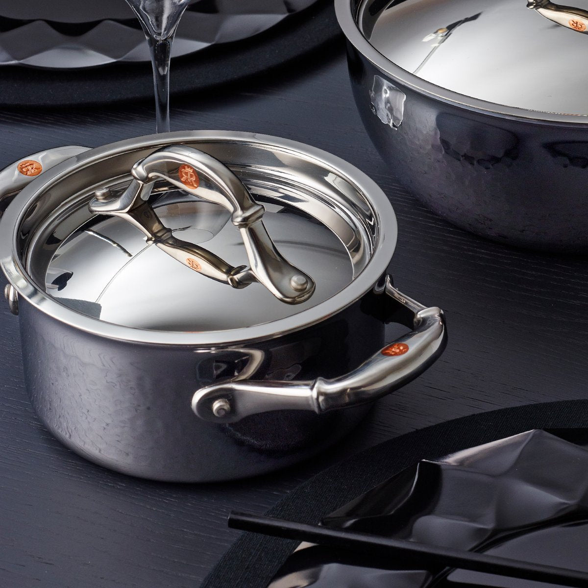 Ruffoni Symphonia Prima Covered Saucepot, Multiple Sizes