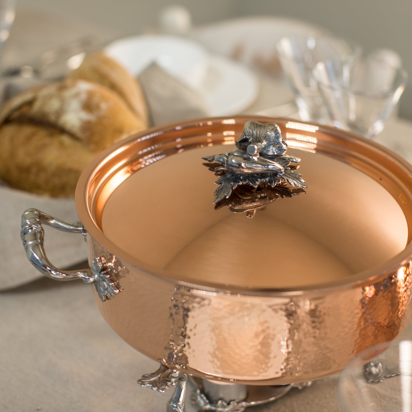 Ruffoni Opus Cupra Copper Braiser, Multiple Sizes